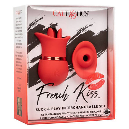 Conjunto Vibrador e Estimulador de Sucção - Beijo Francês