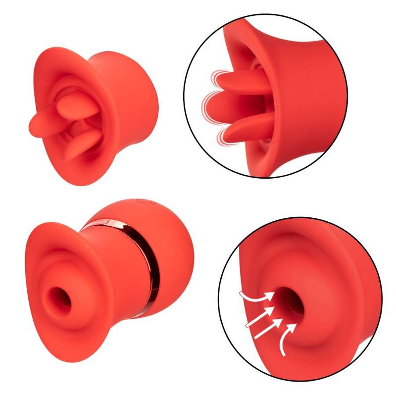 Conjunto Vibrador e Estimulador de Sucção - Beijo Francês