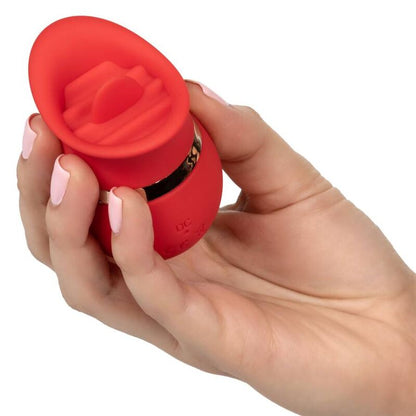 Vibrador Mini com Ponta de Língua 'Beijo Francês'