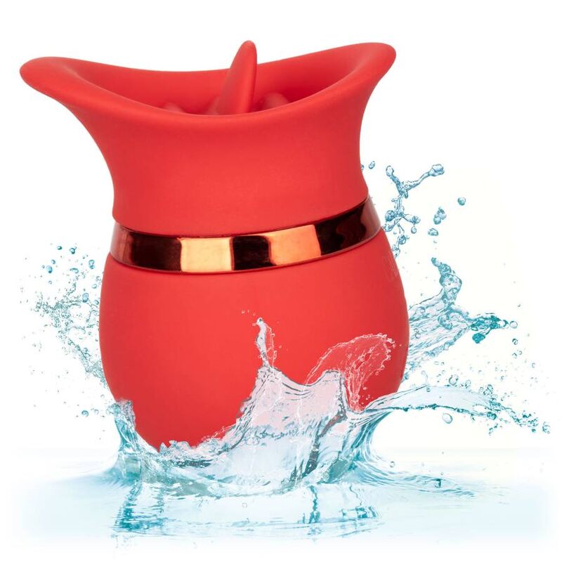 Vibrador Mini com Ponta de Língua 'Beijo Francês'