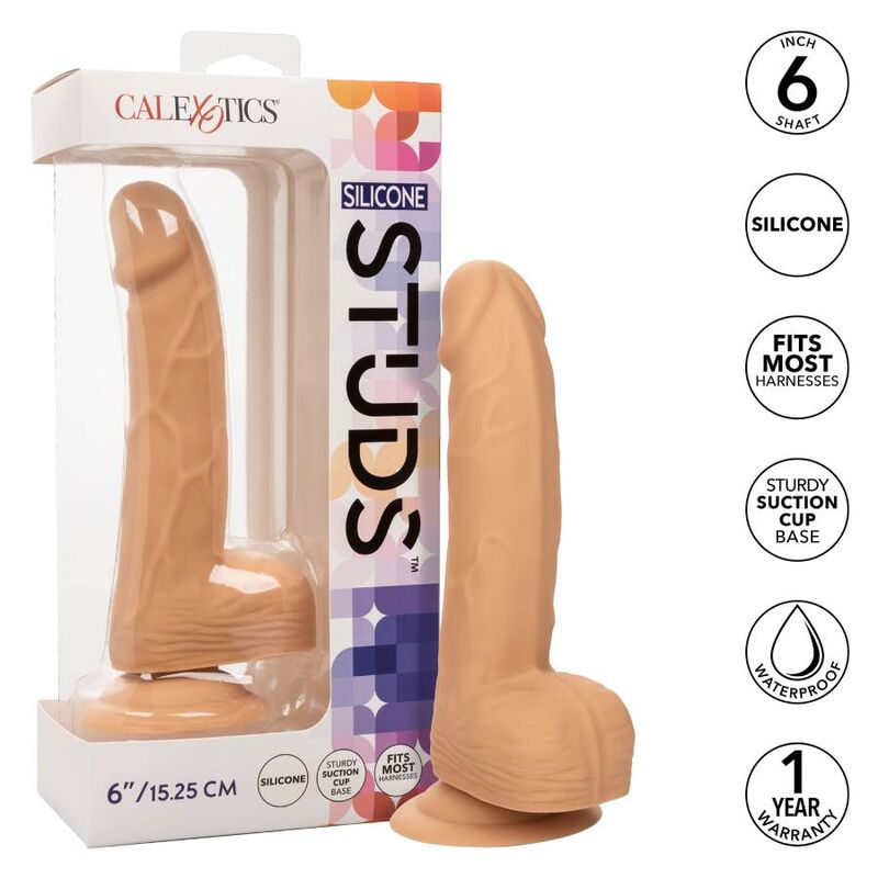 Dildo de Silicone Realista com Ventosa - 15 cm