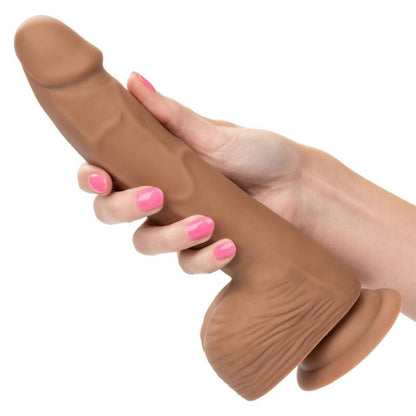 Dildo de Silicone Realista 20.32 cm Castanho