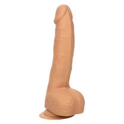 Dildo Realista de Silicone com Pinos 20.32 cm Cor de Pele