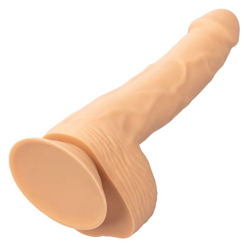 Dildo Realista de Silicone com Pinos 20.32 cm Cor de Pele