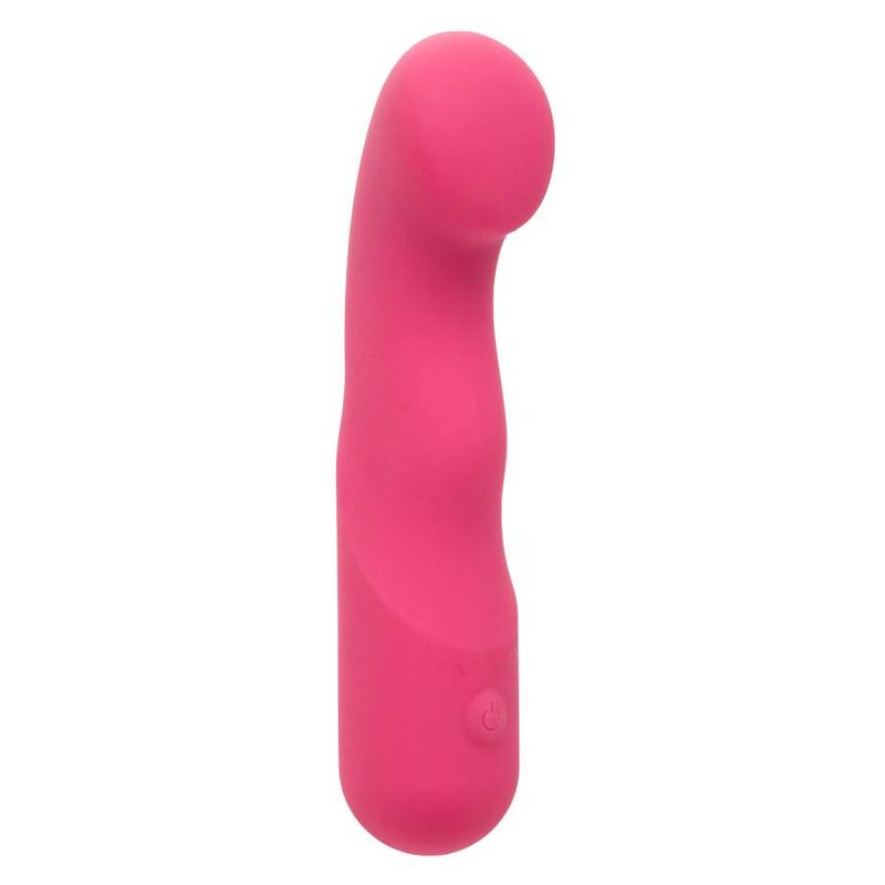 Vibrador Curvo de Silicone Dupla Face Rosa com 10 Velocidades