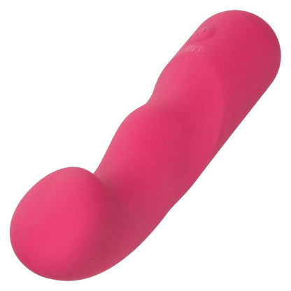Vibrador Curvo de Silicone Dupla Face Rosa com 10 Velocidades