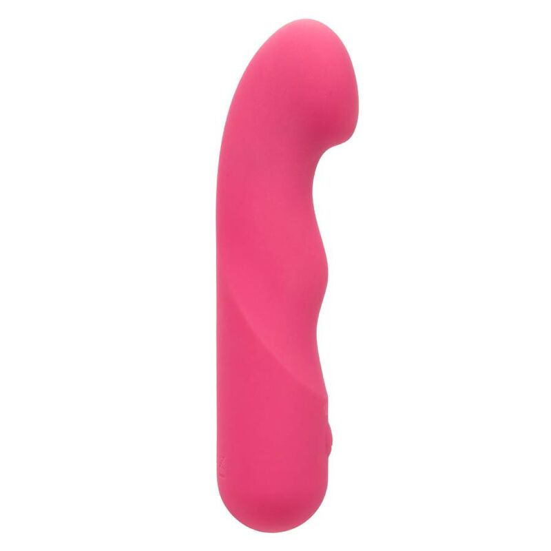 Vibrador Curvo de Silicone Dupla Face Rosa com 10 Velocidades
