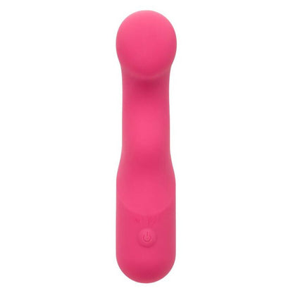 Vibrador Curvo de Silicone Dupla Face Rosa com 10 Velocidades