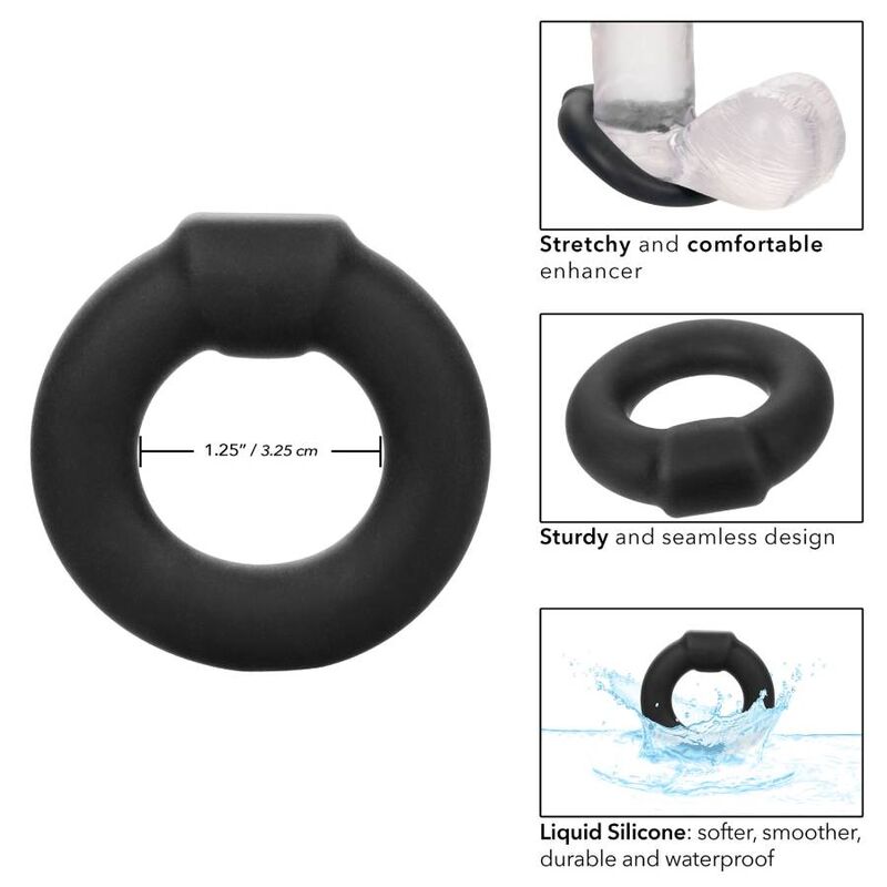Anel Peniano Alpha Optimum Preto