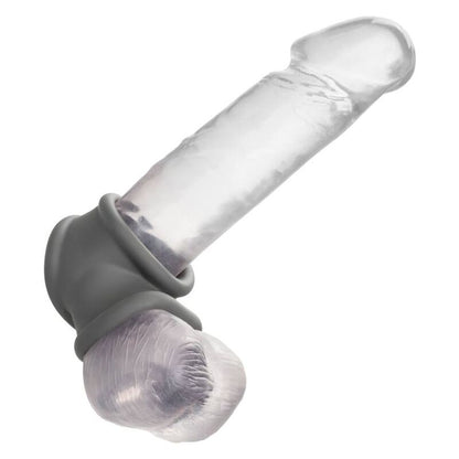 Anel Peniano Alpha de Silicone Líquido Cinza