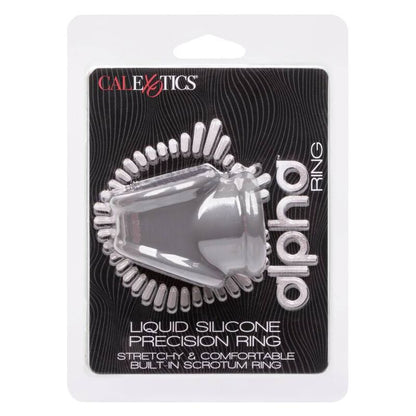 Anel Peniano Alpha de Silicone Líquido Cinza