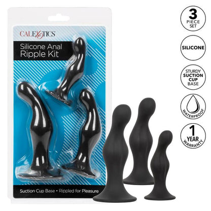 Kit de Treino Anal de Silicone Ondulado