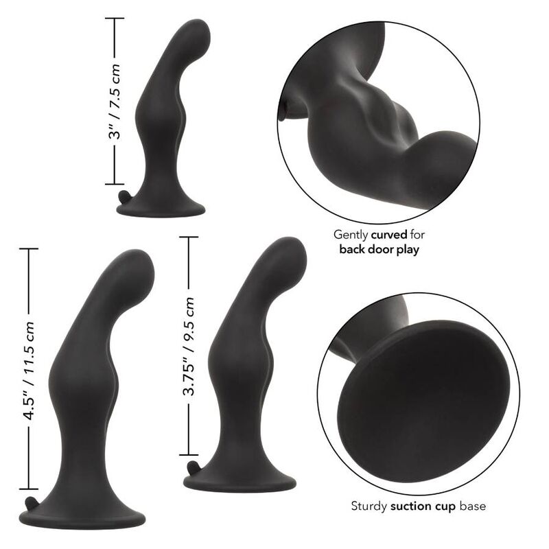 Kit de Treino Anal de Silicone Ondulado