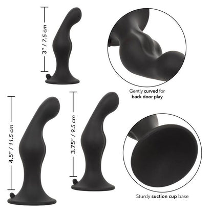Kit de Treino Anal de Silicone Ondulado