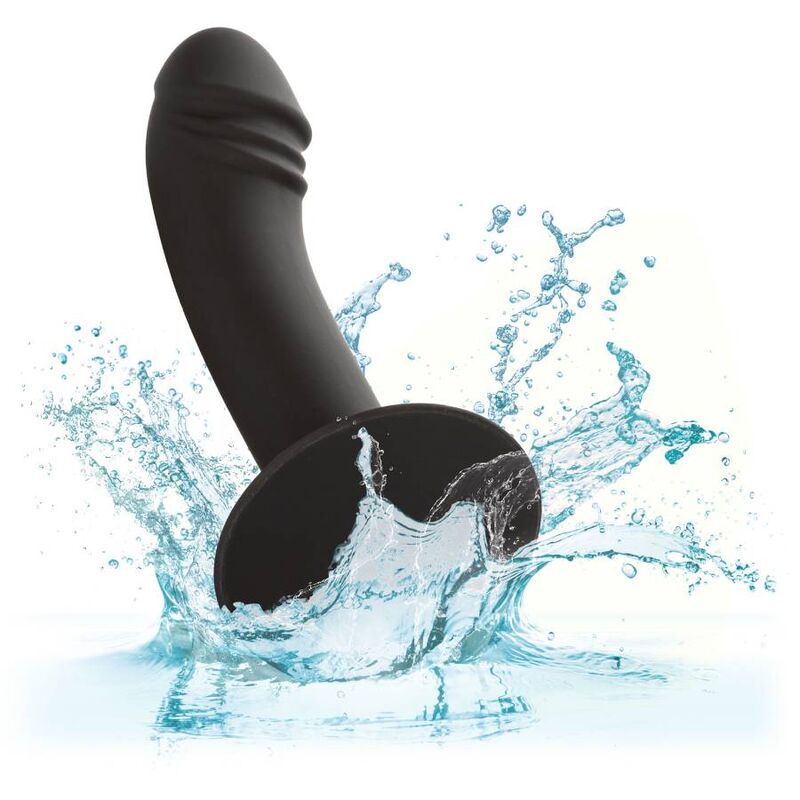 Sonda Anal Curva de Silicone com Ventosa