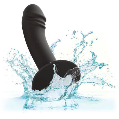Sonda Anal Curva de Silicone com Ventosa