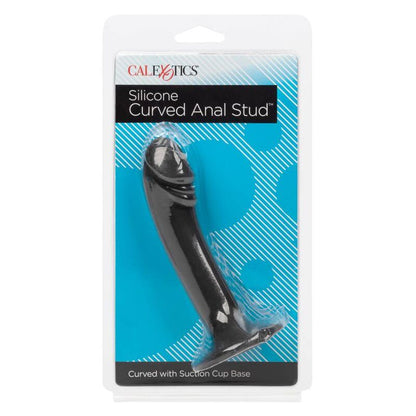Sonda Anal Curva de Silicone com Ventosa
