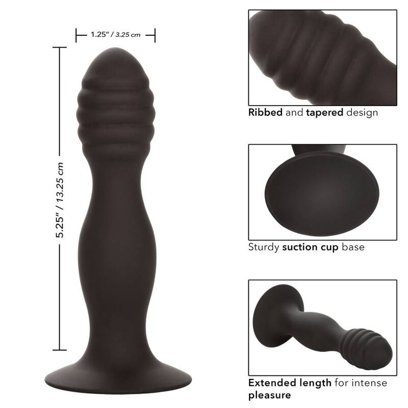 Plug Anal com Nervuras e Ventosa