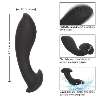 Sonda Anal Flexível de Silicone Líquido Vibratória