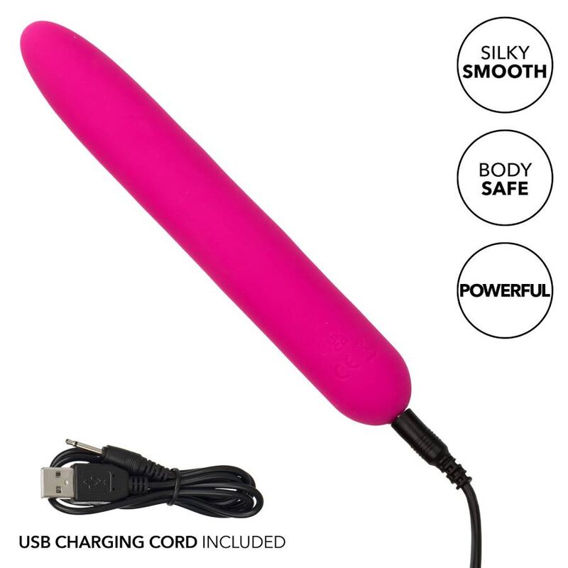 Vibrador de Silicone Bliss Vibe Rosa com 10 Velocidades