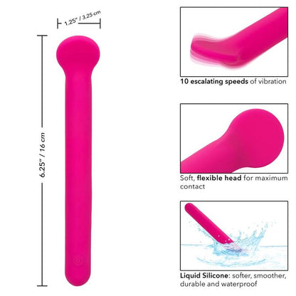 Vibrador Clitoriano Bliss em Silicone Líquido Rosa