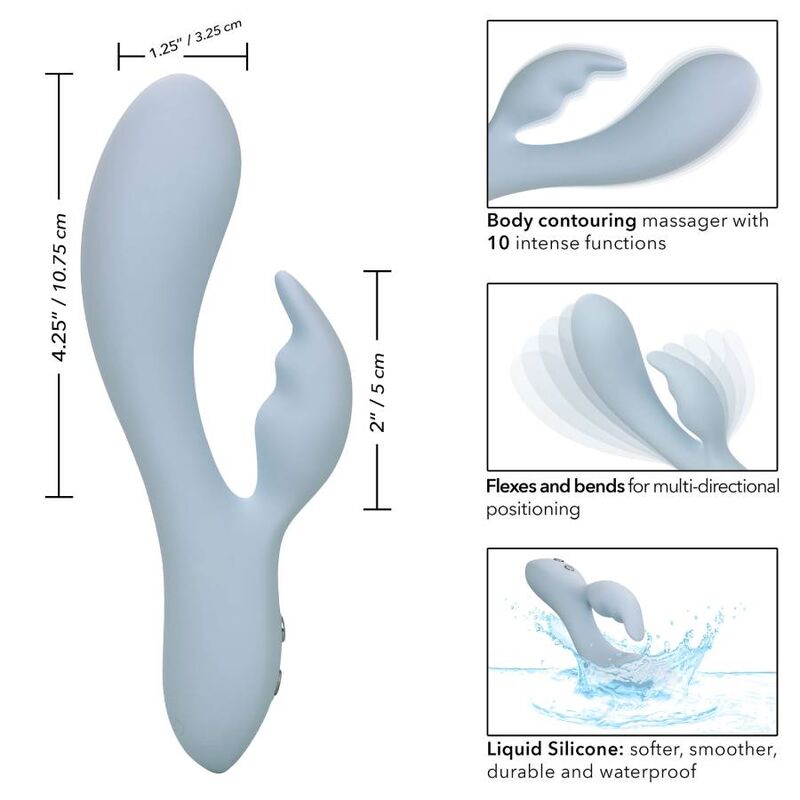 Vibrador Duplo G com 10 Funções de Vibração