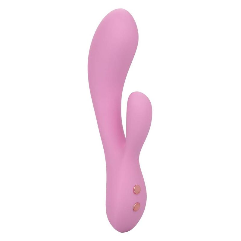 Vibrador Duplo Contorno G Flexível Zoie Rosa