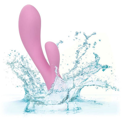 Vibrador Duplo Contorno G Flexível Zoie Rosa