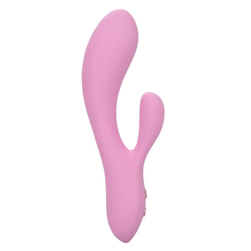 Vibrador Duplo Contorno G Flexível Zoie Rosa
