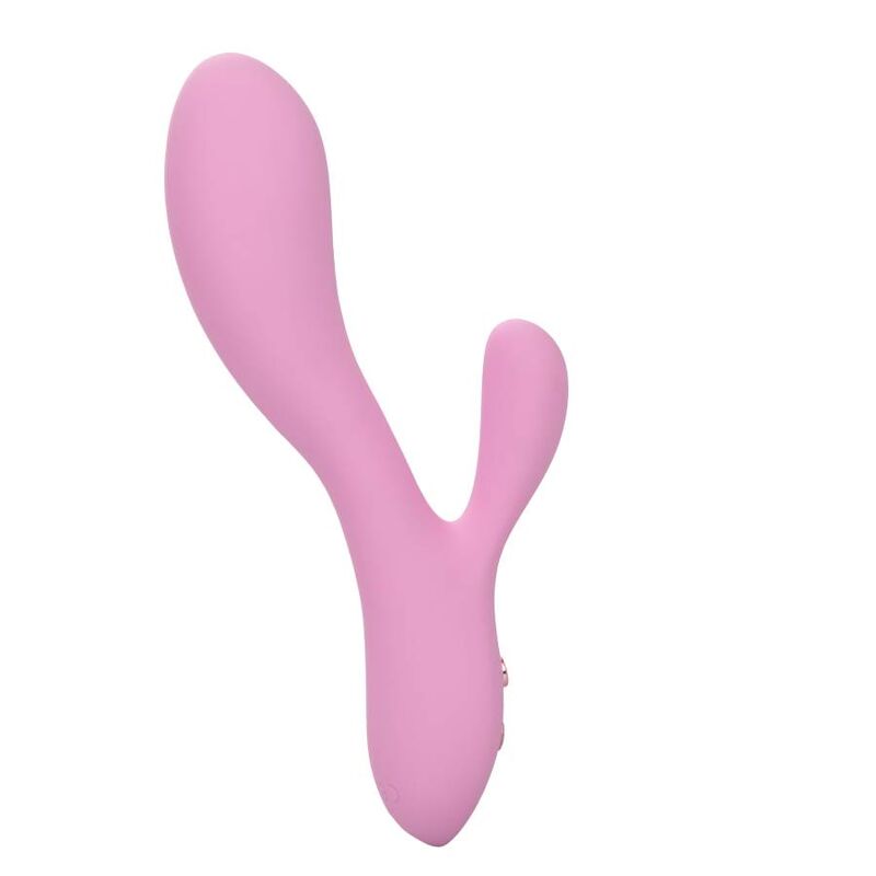 Vibrador Duplo Contorno G Flexível Zoie Rosa