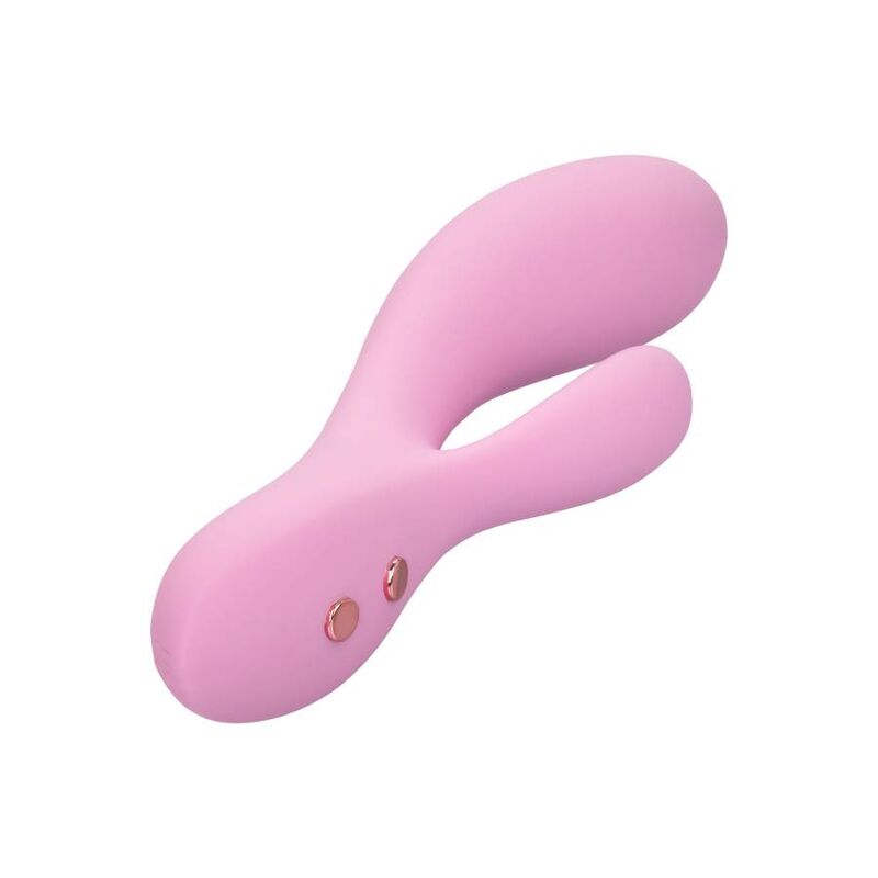 Vibrador Duplo Contorno G Flexível Zoie Rosa
