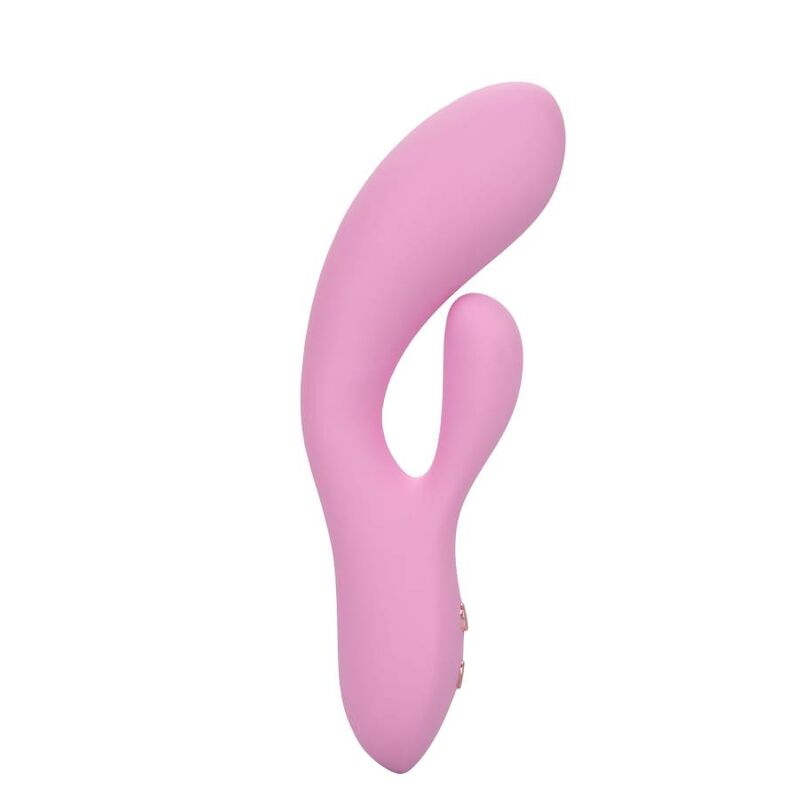 Vibrador Duplo Contorno G Flexível Zoie Rosa