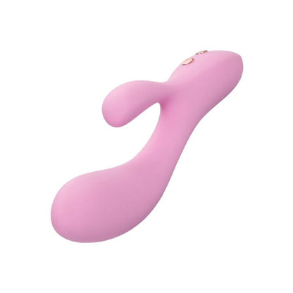 Vibrador Duplo Contorno G Flexível Zoie Rosa