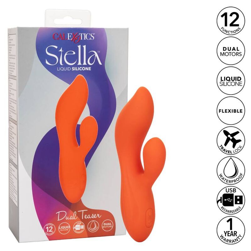Vibrador Duplo Stella com Estimulação Dupla