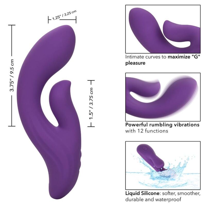 Vibrador Stella Dual Pleaser Violeta