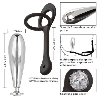 Plug Anal Metálico Glider Star Fucker