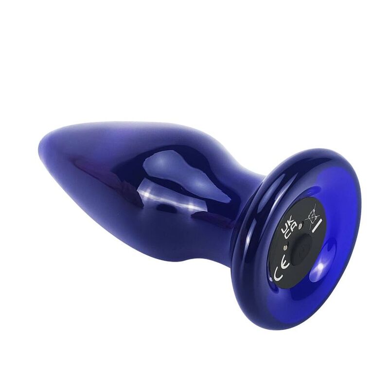 TOYJOY The Shining Plug Anal de Vidro Vibrante para estimulação intensa e segura