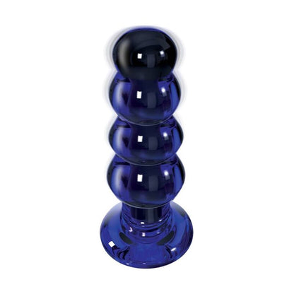 Close-up do TOYJOY Buttplug de Vidro Vibratório Radiant, mostrando seu design suave e elegante.