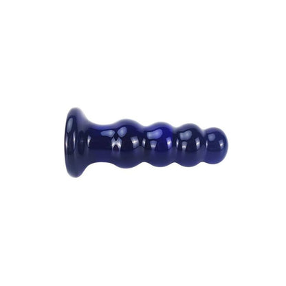 Close-up do TOYJOY Buttplug de Vidro Vibratório Radiant, mostrando seu design suave e elegante.