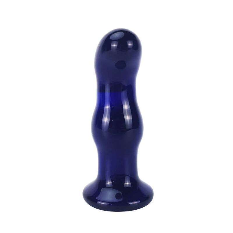 TOYJOY Plug Anal de Vidro Vibrante Gleaming, ideal para estimulação anal profunda