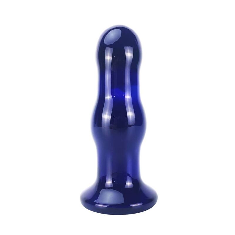 TOYJOY Plug Anal de Vidro Vibrante Gleaming, ideal para estimulação anal profunda