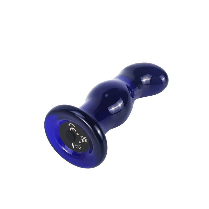 TOYJOY Plug Anal de Vidro Vibrante Gleaming, ideal para estimulação anal profunda
