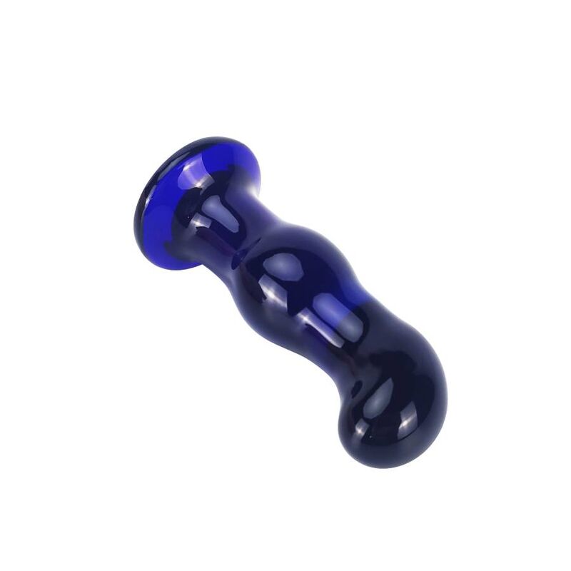 TOYJOY Plug Anal de Vidro Vibrante Gleaming, ideal para estimulação anal profunda
