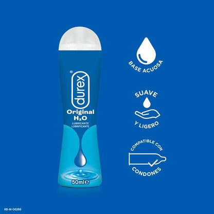 Embalagem do lubrificante DUREX Play H2O Natural 50ml