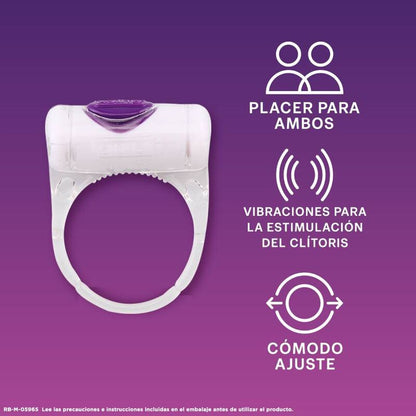 Anel vibratório DUREX Intense Orgasmic Vibrations para prazer a dois.