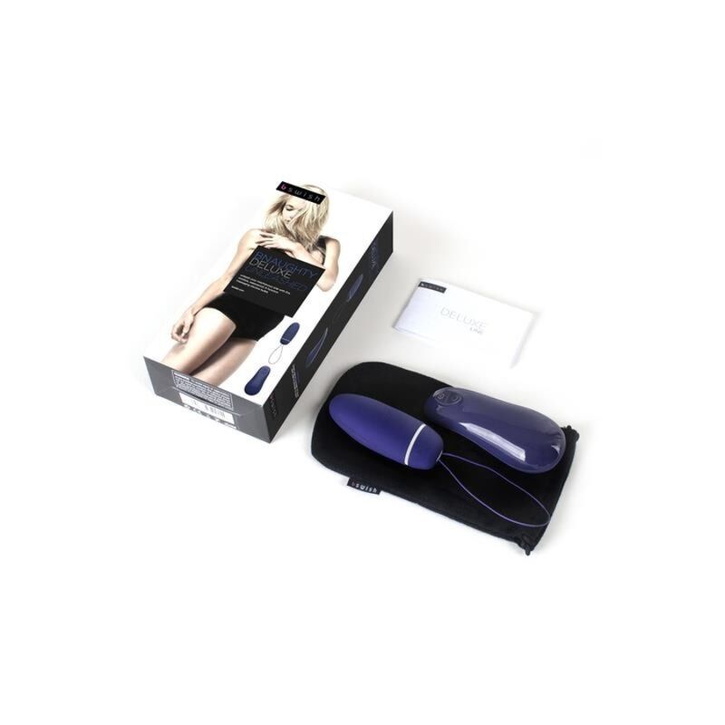 B SWISH Bnaughty Deluxe Unleashed Midnight Blue, um vibrador bala compacto com controlo remoto, perfeito para estimulação discreta e versátil.