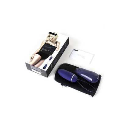 B SWISH Bnaughty Deluxe Unleashed Midnight Blue, um vibrador bala compacto com controlo remoto, perfeito para estimulação discreta e versátil.