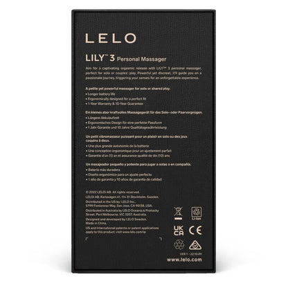Vibrador Pessoal Lily 3 - 10 Modos, Recarregável