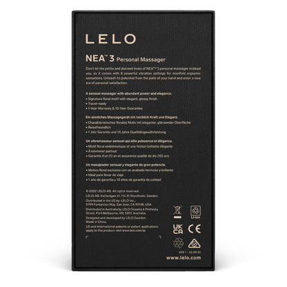NEA 3 Massageador Pessoal Compacto 10 Modos de Vibração