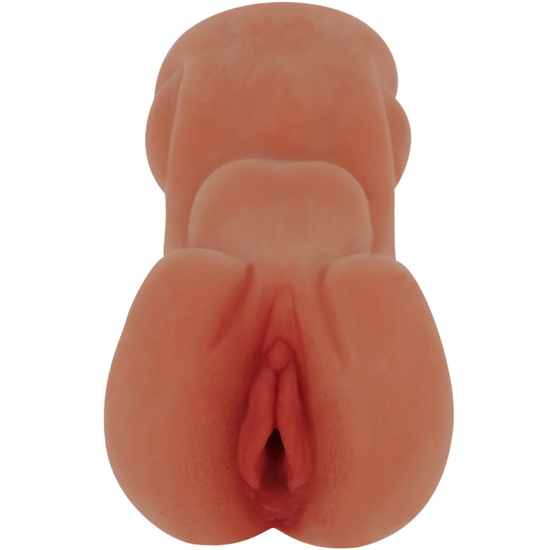 Jamyjob Signature Masturbador Vagina Brandy, mostrando a textura e o design realista para prazer masculino